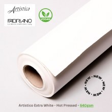 Fabriano Artistico Roll - Extra White Hot Pressed 640gsm