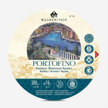 Magnani Portofino Watercolour Block - 16cm Round HP