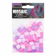 Icon Mosaic Tile Pink
